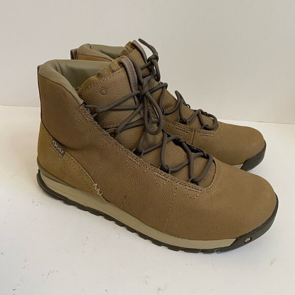 Oboz Women's Hiking Boots Hazel Mid Leather Tan Brown Size 8 Trail Outdoor - Picture 3 of 9